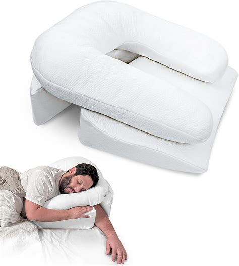 Side Sleeper Pillows for Adults, Contour Pillow for Neck and Shoulder ...