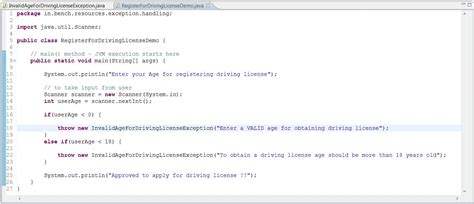 Image result for Custom Exception Java in Hindi