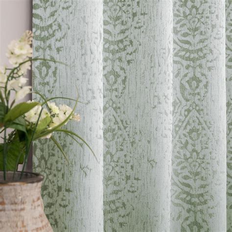 Amazon.com: Mrs.Naturall Vintage Sage Green Drapes 63 Inch Curtains ...
