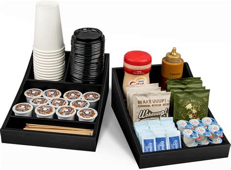 Amazon.com: ANBOXIT Coffee Station Organizer for Countertop, Coffee ...