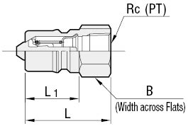 Fluid Couplers - Valve Type - Plugs | MISUMI | MISUMI India
