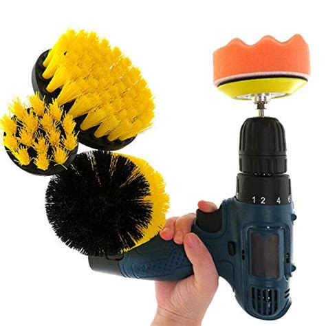 PRAV® 5X Drill Brush Power Scrub Brush Bit Pad Drill Attachment Tubs ...