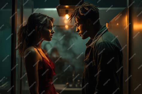 Lovers in quarrel | Premium AI-generated image