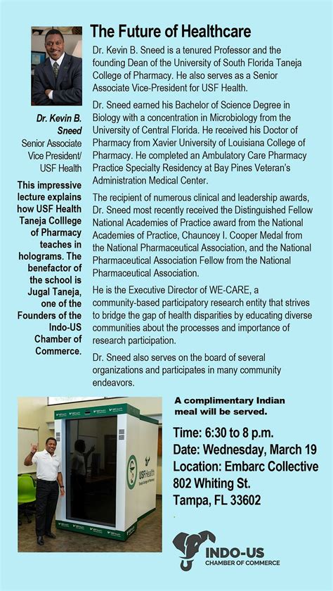 The Future of Healthcare, Embarc Collective, Tampa, 19 March 2025 ...