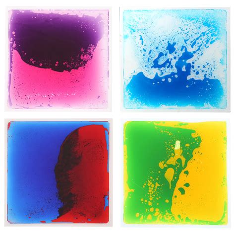 Buy Fun and Function – Gel Floor Tiles - Large (20 x 20 Inch) Liquid ...