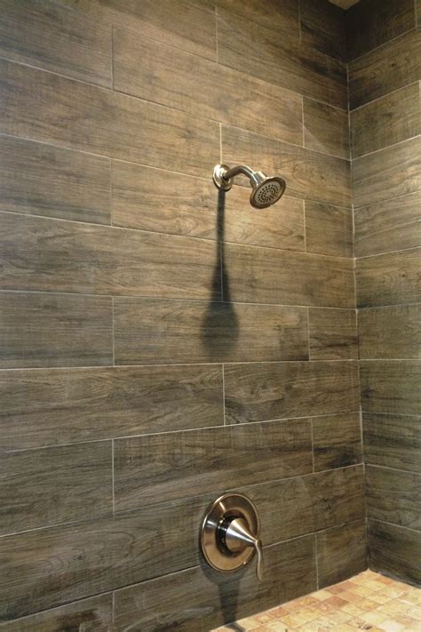 Shower With Wood Tile Walls at Gertrude Howard blog
