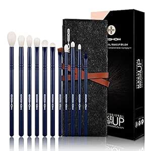 Makeup Eye Brush Set - Eyeshadow Eyeliner Blending Crease Kit - 11 ...