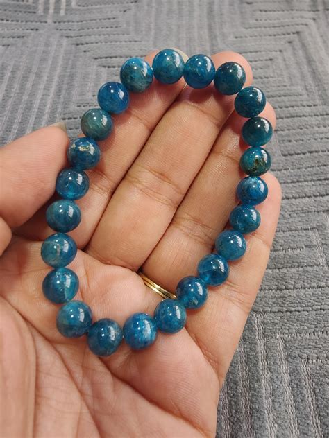 Weight Management with Blue Apatite Bracelet – The Crystal Library