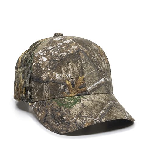 Realtree Hunting Structured Baseball Style Hat, Edge Camo, Adult ...