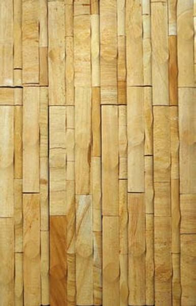 Bamboo Yellow (Wide) 300x300 mm Stacked Stone Tile