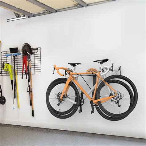 Snapklik.com : Wall Mounted Horizontal Bike Rack, Foldable Space Saving ...