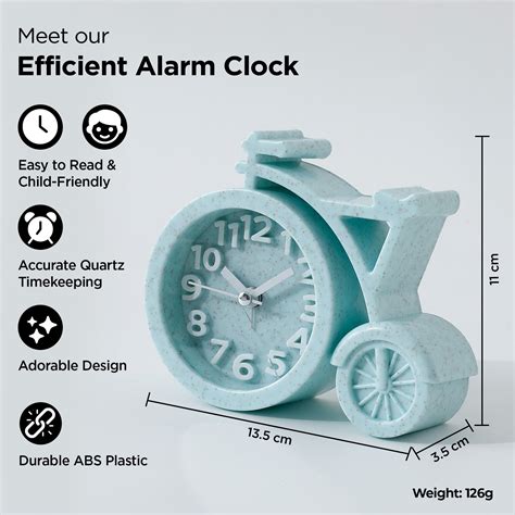 UMAI Alarm Clock (13cm) |Alarm Clock For Students |Loud Alarm Clock Fo ...
