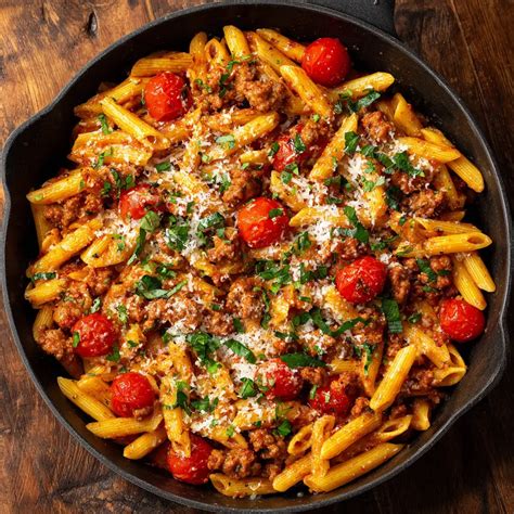 Spicy Sausage and Penne Pasta