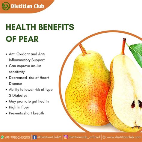 Health Benefits Of Pears