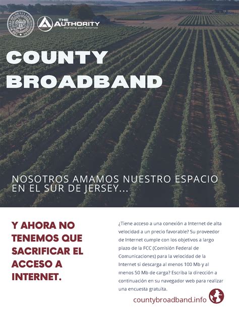 County Broadband Flyers - Cumberland County Clerk’s Office