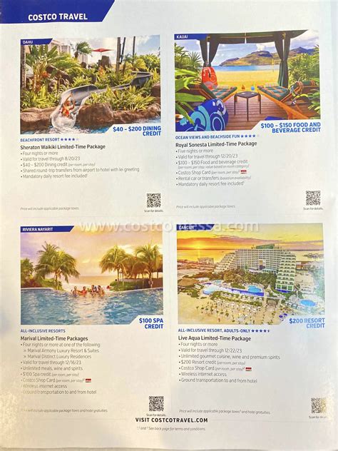 Costco Travel Package Deals January 2023 | CostContessa
