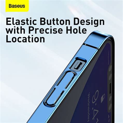 Baseus Glitter Phone Case for iPhone 12/12 Pro 6.1inch 2020 Blue (WIAP ...