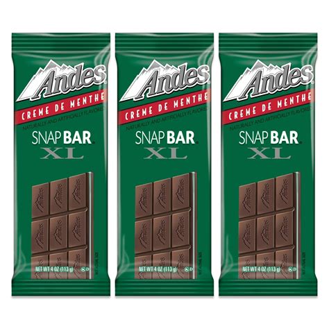 Andes Creme De Menthe XL Snap Bar (Pack of 3) - Walmart.com