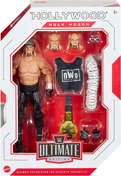WWE Wrestling Ultimate Edition Hulk Hogan 7 Action Figure Hollywood ...