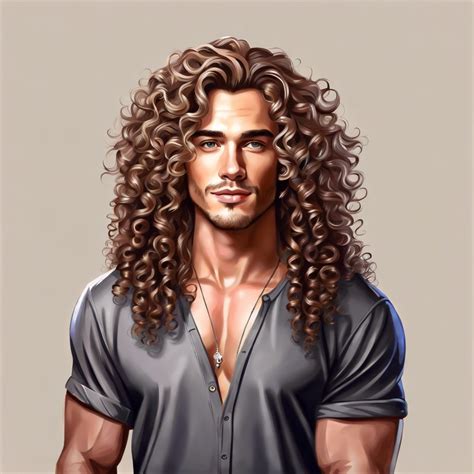 15 Long Curly Hair Men Styles to Amplify Your Look – Burst of Style