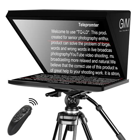 Amazon.com : GVM Teleprompters for Digital Cameras/camcorders Portable ...