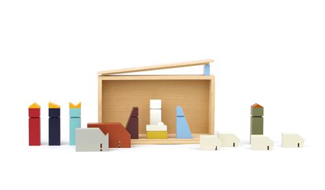 The Ikonic Minimalist Nativity Set by Floris Hovers - Gessato