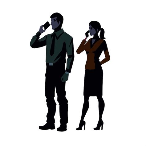 Business People Talking Silhouette 的图像结果