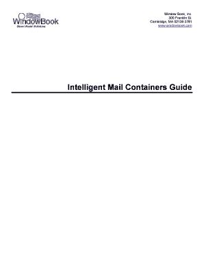 Fillable Online IntelligentMailContainersUserGuideRev2.doc Fax Email ...