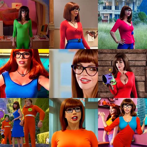 cinematic still of sofia vergara as velma dinkley in | Stable Diffusion