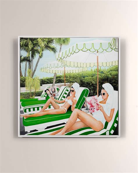 RFA Fine Art "The Colony Pool" Giclee | Neiman Marcus