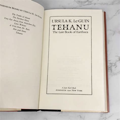 Tehanu by Ursula K. Le Guin [FIRST EDITION • FIRST PRINTING] 1990 • At