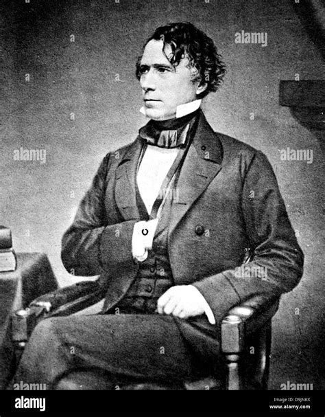 FRANKLIN PIERCE (1804-1869) 14th President of the USA Stock Photo - Alamy