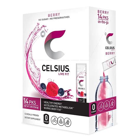 Celsius Energy Drink On the Go Stick Packets Online Deal l Campus ...
