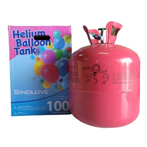 Avidor Helium Balloon Helium Tank 100 Balloon Filler Party Kit ...