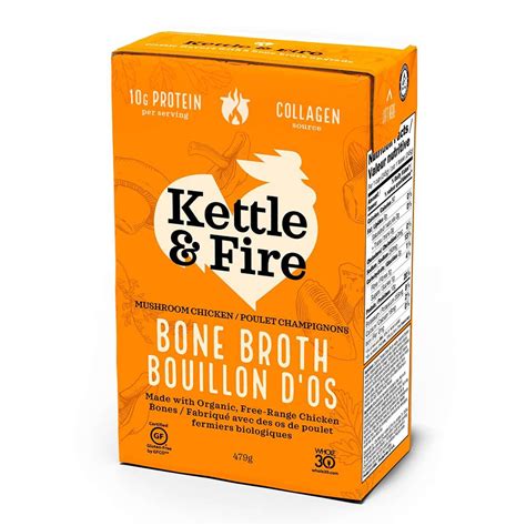 Kettle & Fire Mushroom Chicken Bone Broth at Natura Market