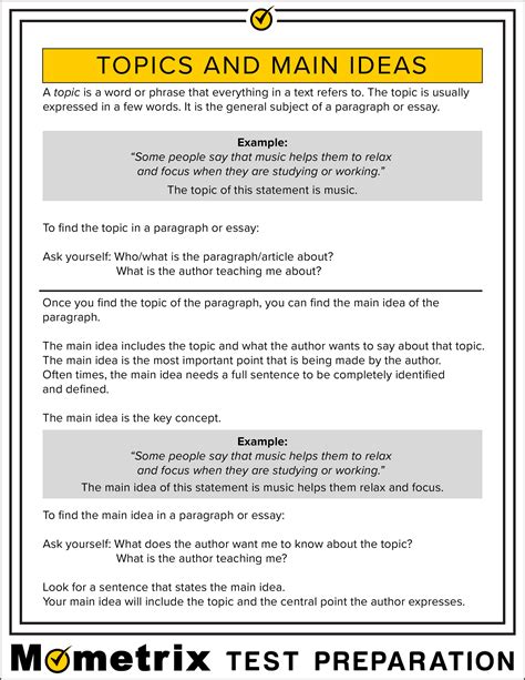Main Idea And Theme Difference