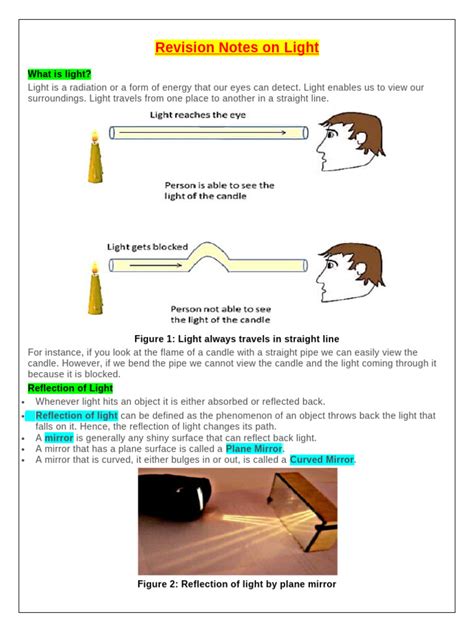 Image result for Light Lesson for Class 7