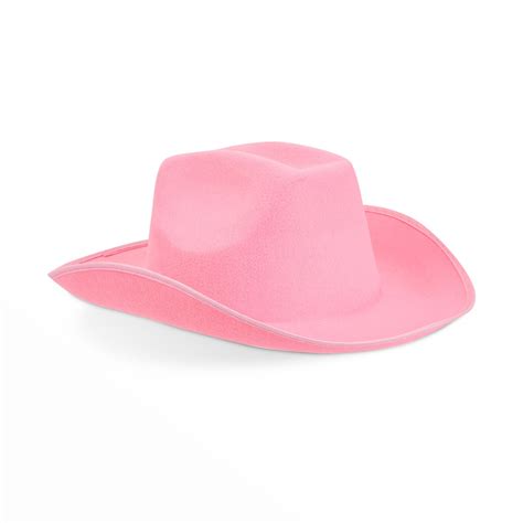 Pink Cowboy Hat - Felt Cowboy Hats for Men, Women, Western Cowgirl Hat ...