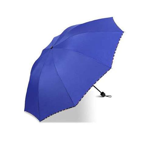Buy KEKEMI 3 Fold Manual Plain Sun & Rain Umbrella for Men & Women ...