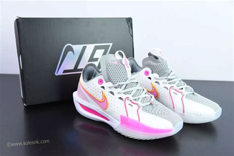 Nike GT Cut 3 White Pink Cool Grey New Arrival | Nice shoes, Pink, Pink ...
