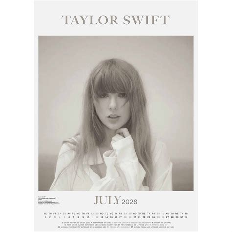 Taylor Swift Calendar 2026 - 2026 Printable Calendar