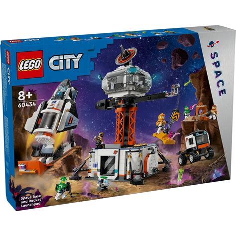 LEGO City Space Base and Rocket Launchpad Toy Playset 60434 Toys - Zavvi UK