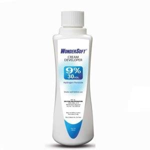 Wondersoft Cream Developer 30 Volume (9%) Hydrogen Peroxide Color ...