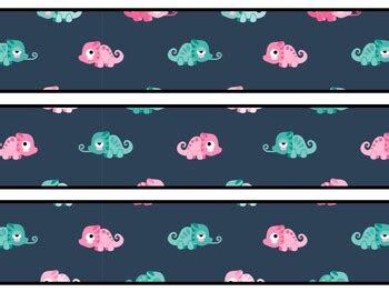 Chameleon Bulletin Board Decor Kit, Chameleon Letters school resource ...