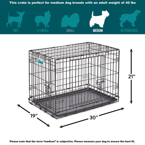 Medium Size Dog Crate Dimensions at Alana Mcgovern blog