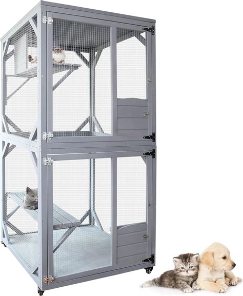 Stonehomy Outdoor Cat Enclosure with Weather India | Ubuy