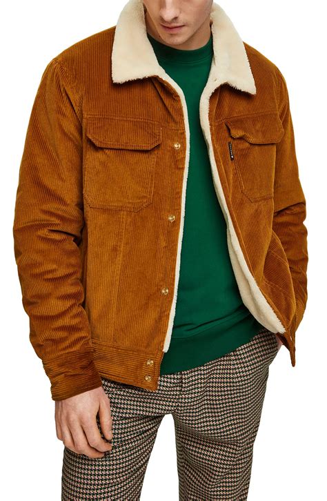 Scotch & Soda Fleece Lined Corduroy Trucker Jacket for Men - Lyst