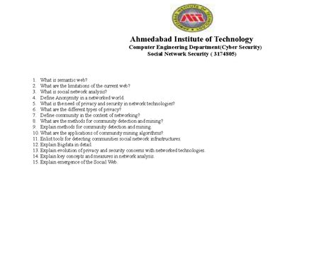 Social Network Security Overview (3174805) - Studocu
