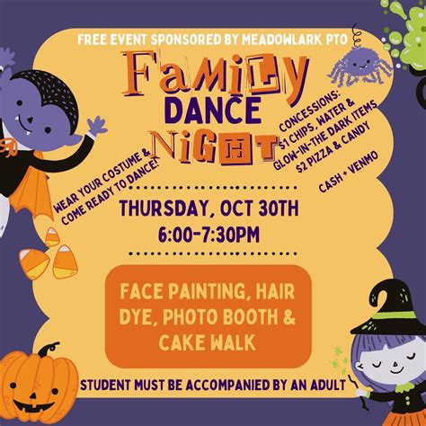 Family Dance Night, Meadowlark Elementary School, Fargo, 30 October ...
