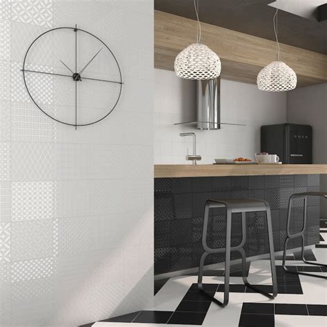 Affinity Tile (Sample) Unity Deco White 8-in x 8-in Multi-finish ...